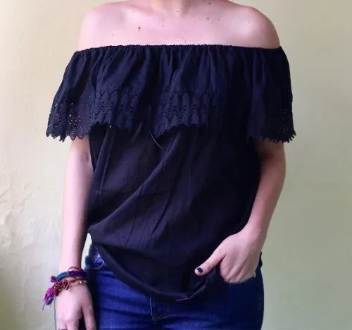 Blusas floreadas campesinas cheap