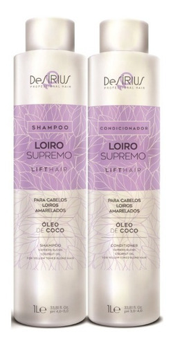  Shampoo + Condicionador Matizadores Profissional _ De Sírius