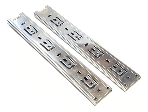 Imagen 3 de 5 de Correderas Telescopicas 35cm X Par Guia Cajon 45kg Bz
