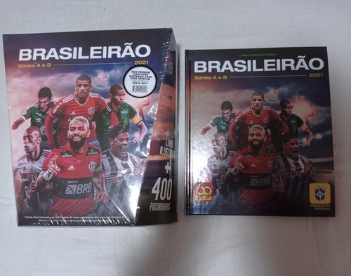 Álbum Campeonato Brasileiro 2021 Capa Dura Metálica Completo