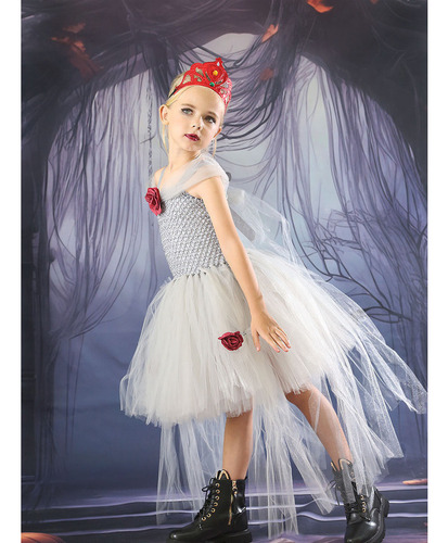Conjunto Disfraz Halloween Para Vestido Princesa Para Niños