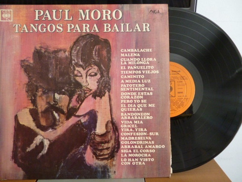 Paul Moro Tangos Para Bailar Vinilo Argentino