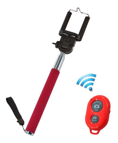 Monopod Selfies Bluetooth Integrado Baston 1 Mts