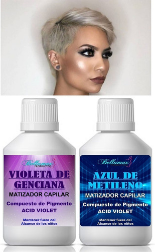 Violeta De Genciana + Azul De Metileno Bellamax 1 Litro Cada