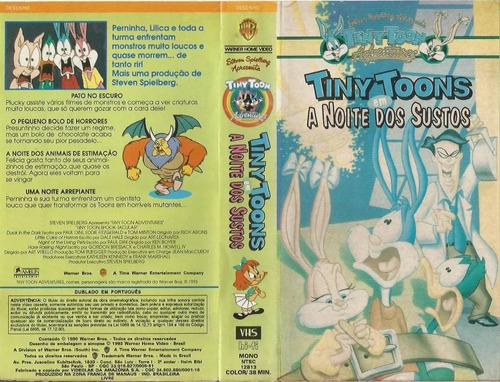 Tiny Toon A Noite Dos Sustos - Dublado - Raro Dvd (Usado)