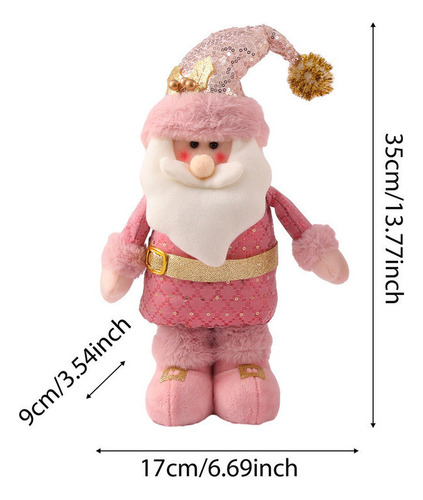 Adornos Para Muñecos De Papá Noel, Muñeco De Nieve Y Alce