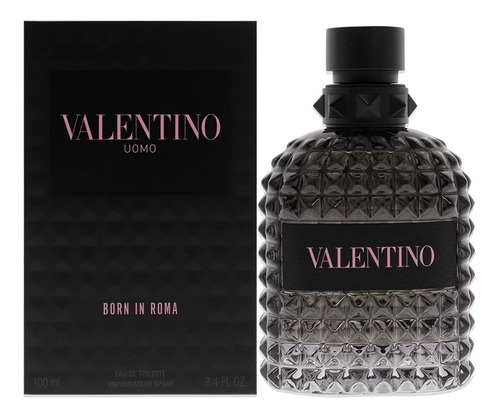 Valentino Uomo Born In Roma Edt Spray Para Hombre, 3.4 Onzas