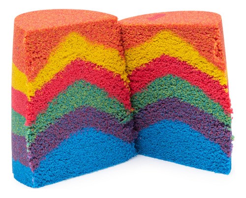 Set De Mezclas Play Sand Kinetic Sand Rainbow Con 3 Colores