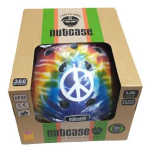 Imagem 2 de 2 de Capacete Top Resistente Nutcase I Love My Brain Xl Colorido