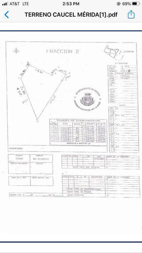 Terreno En Venta, En Mérida, Ciudad Caucel