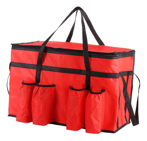 Bolsa Térmica Para Entrega De Alimentos Con Rojo