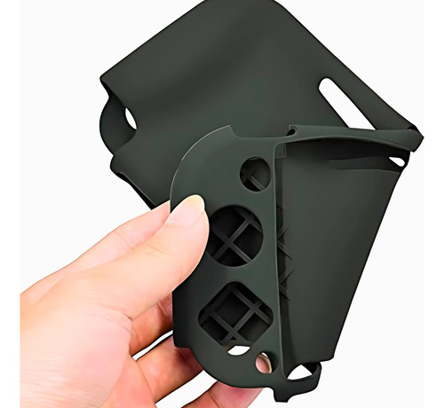 Funda Goma Protector Silicon Negro Para Nintendo Switch Lite