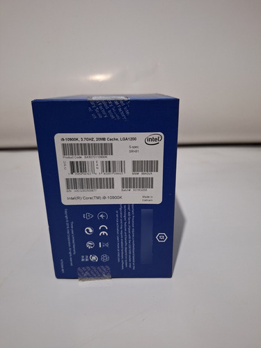 Caja De Procesador Intel Core I9 10th Gen 10900k (Usado)