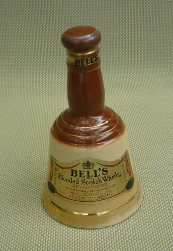 Porrón Botella Whisky Bells /  Campana/chica