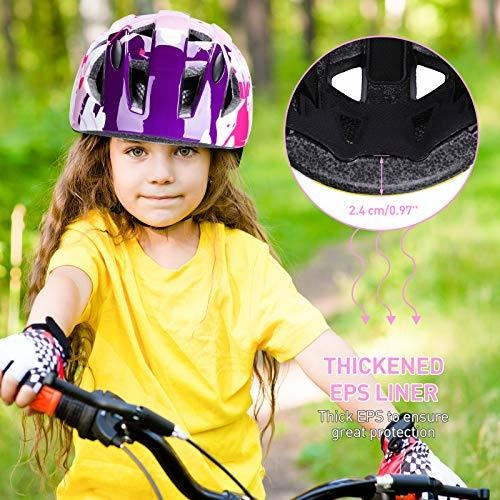 Infantil MöuR Casco de Bicicleta para niños Casco para niños de 3 a 13 años de Edad