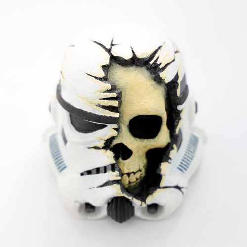 Capacete Stormtrooper Star Wars Com Caveira 9cm Deathtrooper