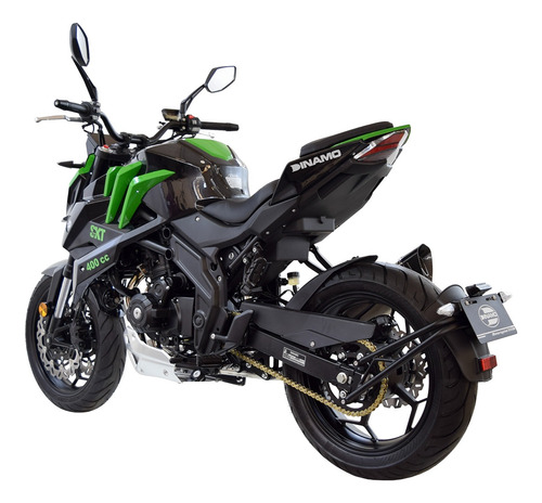 Motocicleta Dinamo Deportiva Skeleton 400cc Verde
