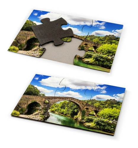 Imagen 2 de 3 de Puzzle Mdf 6 Piezas Personalizado Sàmano Uruguay