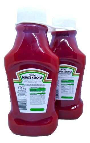 Salsa Catsup Ketchup 1.13 Kg Heinz 2 Piezas