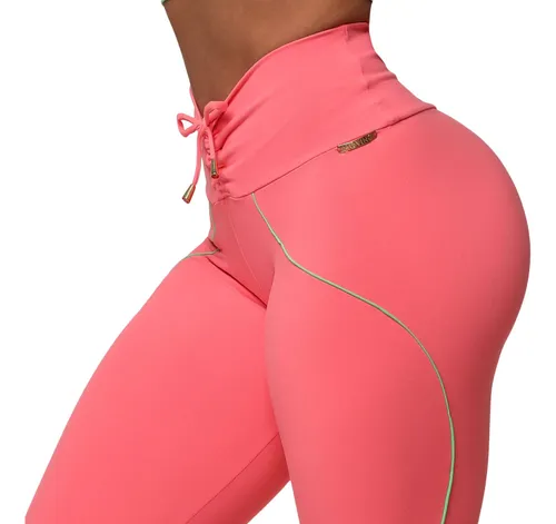 Calca Legging Empina Bumbum Cos Bicolor Atomic Cute Moving no Shoptime