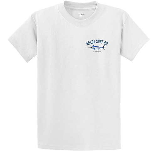 Koloa Hawaiian Blue Marlin Logo Camisetas, Tanques Y Sudader