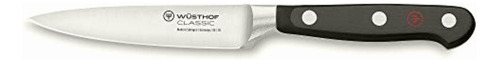 Wusthof 1040100410 Classic Paring Knife, 4-inch, Black