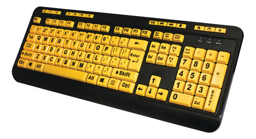 Adesso Easytouch Teclado Con Letras Grandes Luminosas