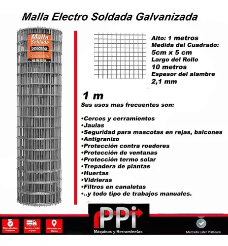 Malla electrosoldada 6 6 10 10 y otros modelos