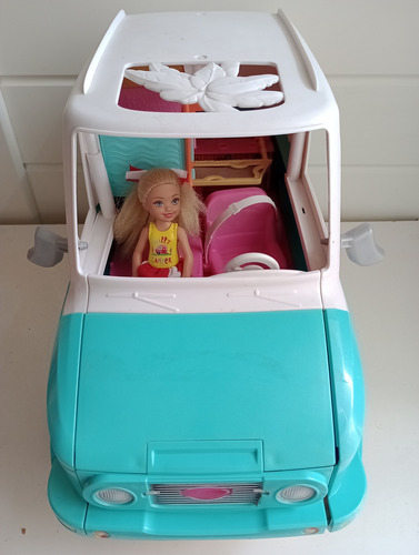 Carro De Barbie Parque De Perritos Chelsea Azul Claro (Usado)