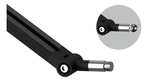 Soporte Brazo Articulado De Micrófono Fantech Ac902s Negro