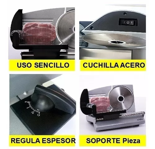 COOLBRAND - CORTADORA DE FIAMBRE POWER SLICER 