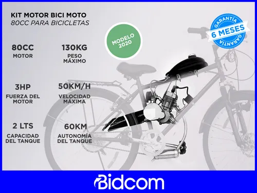Bicimoto 80cc velocidad máxima hot sale
