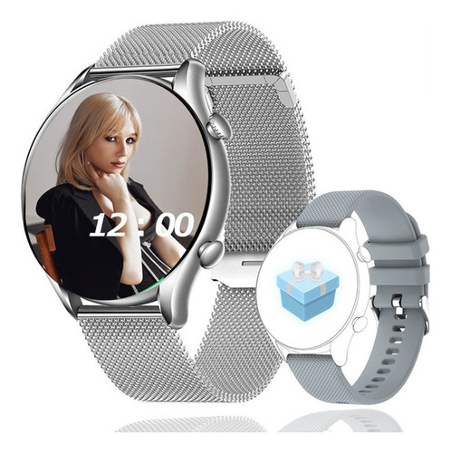Reloj Inteligente Eigiis Impermeable Con Bluetooth De Salud