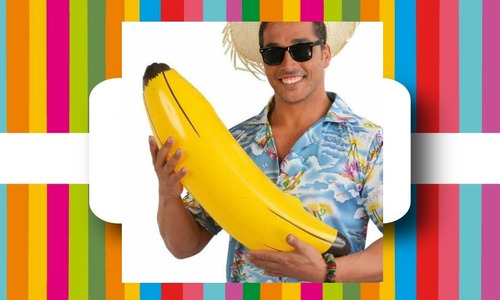 Banana Inflable Cotillón 65cm - Súper !
