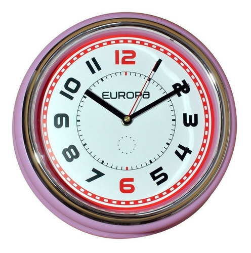Imagen 1 de 6 de Reloj De Pared Vintage Retro Europa Silencioso Rpml001
