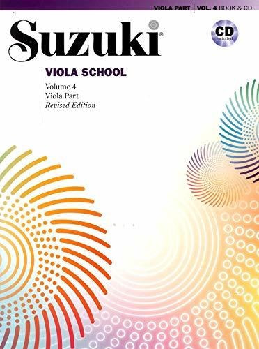 Book : Suzuki Viola School, Vol 4 Viola Part, Book And Cd -