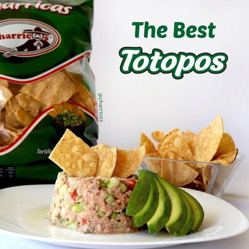 Totopos Charricos, 280 Gr (10 Piezas)