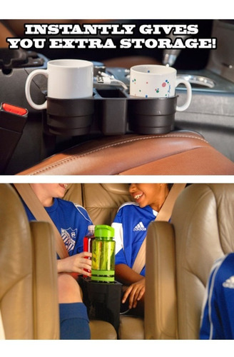 Imagen 7 de 10 de Organizador Auto Para Botellas Y Porta Celular 2018