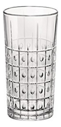 Bormioli Rocco Este Cooler Juego De 4, 16.5 Oz, Transparente