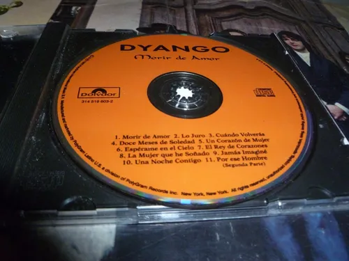 Dyango - Morir De Amor Cd Ed Usa 1999 Garantia Abbey Road (Usado)