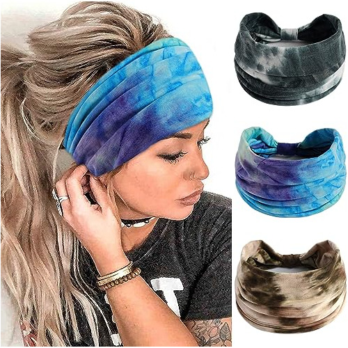 Fulztey Boho Headbands For Women Fashion Wide Head 35wrn