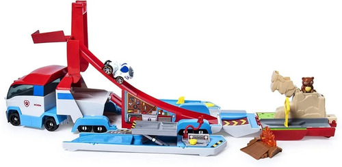 Paw Patrol Camión Paw Patroller Juego De Pistas Carros Metal