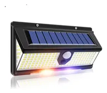Comprar Pack 2 Lamparas  Exterior  Panel Solar 218 Led \u002Fsensor Movim