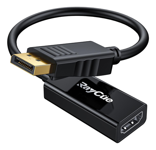 Raycue Cable Adaptador Displayport A Hdmi, Puerto De Pantall