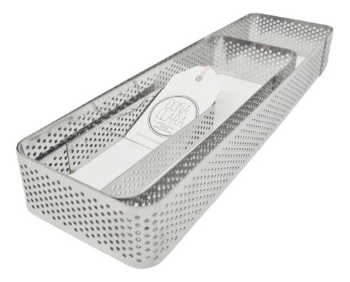 Cintura Rectangular Perforada Doña Clara 10x3 Cm Acero Inox