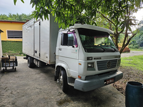 Vw Worker 9-150e, Ano 2009, Com Baú. Motor Diesel