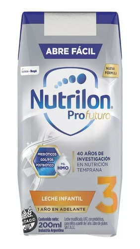 Nutricia Bagó Nutrilon Profutura 3 Brick 60un 200ml 12a24mes