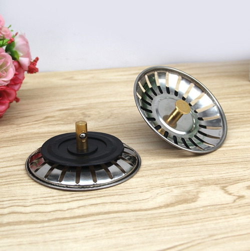 Tapon Metalico Colador Lavaplatos Fregadero Cocina Filtro