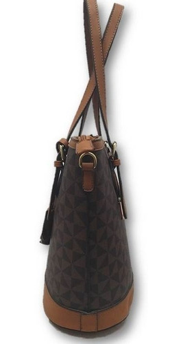 Imagen 3 de 5 de Bolsa De Dama Con Cartera Diseño De Cuadros Vel5pt50