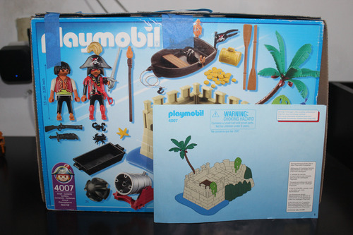 Super Set Playmobil Pirates 4007 (accesorios Completos) (Usado)